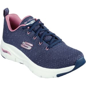 Skechers Arch Fit Glee for all sneakers dames - Blauw / Roze