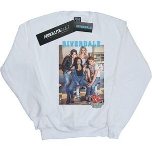 Riverdale Dames/Dames Pops Groepsfoto Sweatshirt (L) (Wit)