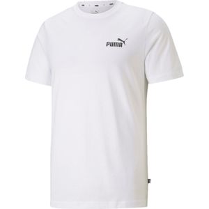 Puma Heren ESS Logo T-shirt (L) (Wit)