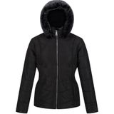 Regatta Dames/Dames Wildrose Gewatteerd Hooded Jacket (36 DE) (Zwart)