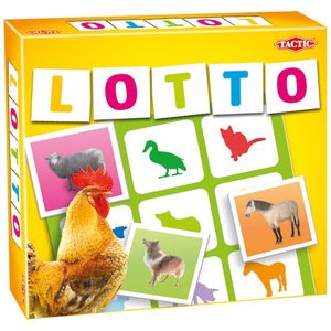 Boederijdieren Lotto - Kleurrijke afbeeldingen van boerderijdieren en hun vormen - Leeftijd 3+ - 2-4 spelers