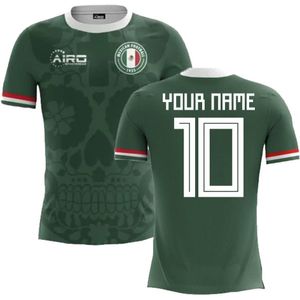 2022-2023 Mexico Home Concept Football Shirt (Your Name) -Kids