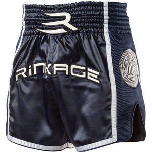 Rinkage Thai Stallion Muay Thai Short- Donkerblauw - M