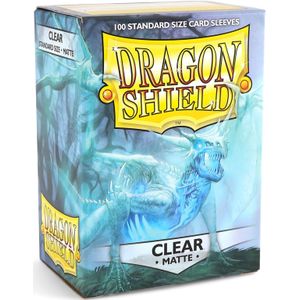 Dragon Shield Standard Sleeves - Matte Clear (100 Sleeves)