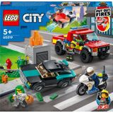 LEGO Brandbestrijdingsoperatie en achtervolging (60319, LEGO Stad)