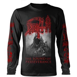 Death Unisex Adult The Sound Of Perseverance T-shirt met lange mouwen (S) (Zwart)