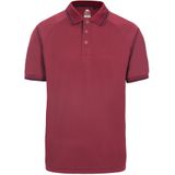 Trespass Heren Bonnington Polo Top (S) (Merlot)