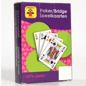 5x Speelkaarten plastic poker/bridge/kaartspel in box kopen? | beslist.nl