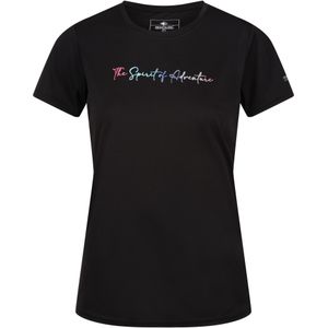 Regatta Dames/Dames Fingal VII De geest van avontuur T-Shirt (42 DE) (Zwart)