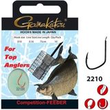 Gamakatsu Onderlijnen Competition Feeder 75cm Haak 2210R (10 pcs)