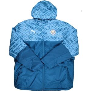 2023-2024 Man City Graphic Winter Jacket (Lake Blue)