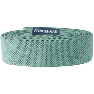 Fitness Mad Weerstandsband met stoffen lus (Leicht) (Turquoise)