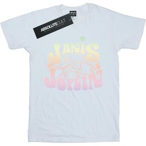 Janis Joplin Pastel Jongens Logo T-Shirt (152-158) (Wit)