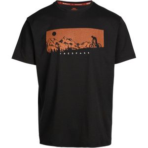 Trespass Heren Nellow Biker T-Shirt (S) (Zwart)