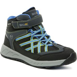 Regatta Kinderen Samaris V Mid Walking Boots (33 EU) (Bruyèrehout/fluorescerend blauw)