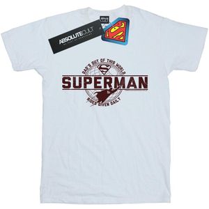 DC Comics Jongens Superman Vader Buiten Deze Wereld T-Shirt (140-146) (Wit)