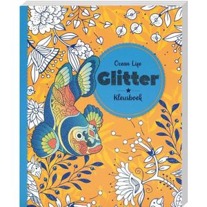 Glitter kleurboek ocean life 319144