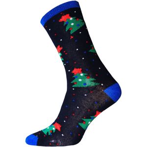 RJM Heren Kerstmis sokken (40,5 EU - 45,5 EU) (Marine)