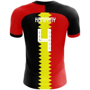 2022-2023 Belgium Flag Concept Football Shirt (Kompany 4)