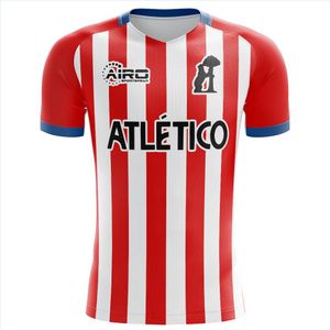 2022-2023 Atletico Concept Training Shirt (Red-White) - Kids