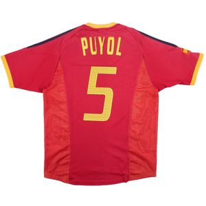 Spain 2002-04 Home Shirt (Puyol #5) (Very Good)