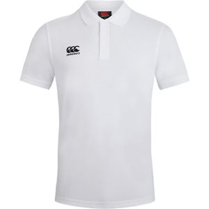Canterbury Heren Waimak korte mouw Pique Polo Shirt (L) (Wit)