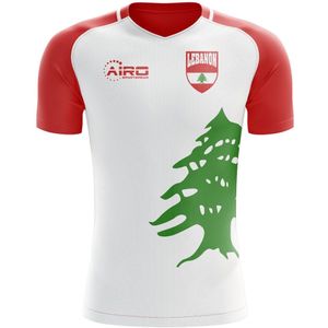 2022-2023 Lebanon Home Concept Football Shirt - Adult Long Sleeve