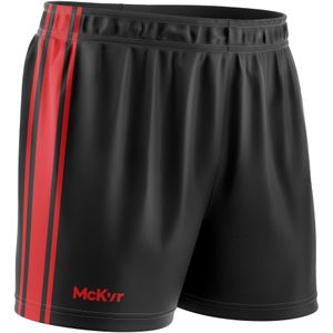 McKeever Unisex Volwassen Core 22 GAA Korte broek (36R) (Zwart/Rood)