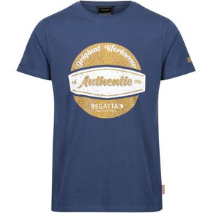 Regatta Heren Origineel Workwear Katoenen T-Shirt (S) (Donkere Denim)