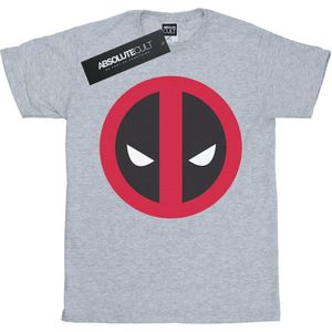 Marvel Heren Deadpool Groot Schoon Logo T-Shirt (S) (Sportgrijs)