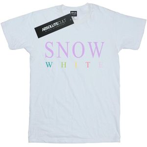 Disney Princess Meisjes Sneeuwwitje Grafisch Katoenen T-shirt (116) (Wit)