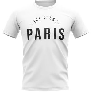 Messi Ici C\\\'est Paris T-Shirt (White)