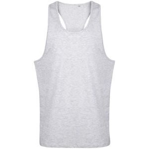 Tanx Heren Vest Mouwloze Vest Top / Spier Vest (Pakket van 2) (L/XL) (Heide Grijs)