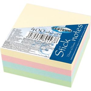 Stick notes pastel 400 vel 76x76mm 80443