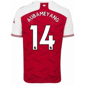 2020-2021 Arsenal Adidas Home Football Shirt (Kids) (AUBAMEYANG 14)