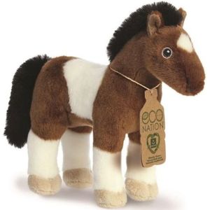 Eco Nation Pluchen Knuffel Paard 28 cm