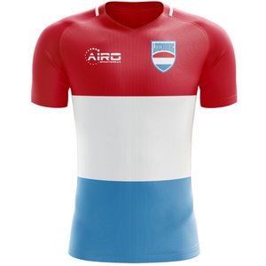 2022-2023 Luxembourg Home Concept Football Shirt - Adult Long Sleeve