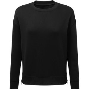 TriDri Dames/Dames Gerecycleerd Sweatshirt met rits (4XL) (Zwart)