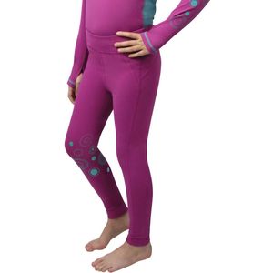 Hy Kinderen/Kinderen DynaMizs Ecliptic Paardrij-panty (140) (Pruim/Teal)