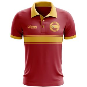 Spain Concept Stripe Polo Shirt (Red)