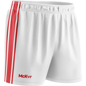 McKeever Unisex Volwassen Core 22 GAA Korte broek (30R) (Wit/rood)