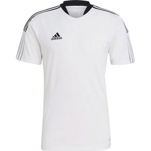 adidas - Tiro 21 Training Jersey - Wit Voetbalshirt - XL