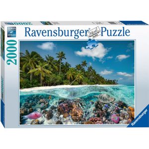 Een duik op de Malediven (2000st.) - Ravensburger Puzzel