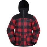 Mountain Warehouse Heren Drayton Waterdichte Ski jas (S) (Rood/zwart)