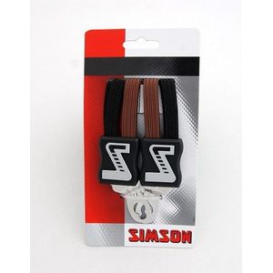 Simson snelbinder strong zwart/bruin