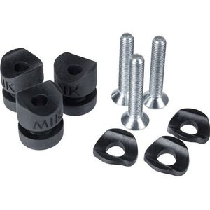 MIK SIDE - studs - set van 3 stuks - zwart