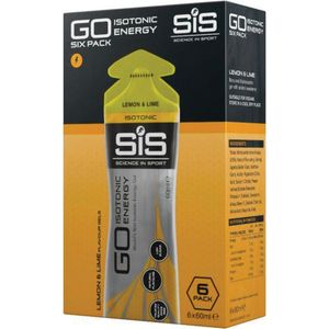 SiS Energygel Go Isotonic | Energie gel | Isotone Sportgel | Lemon & Lime | 6 x 60ml