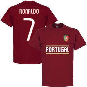 Portugal Ronaldo 7 Team KIDS T-Shirt - Maroon