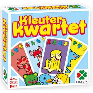 Selecta Kleuterkwartet - Leuk en herkenbaar geïllustreerd kwartetspel voor de allerkleinsten