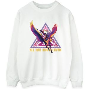 Marvel Heren Thor Love And Thunder All Hail Valkyrie Sweatshirt (3XL) (Wit)